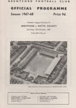 Brentford v Notts County 14-Oct-1967
