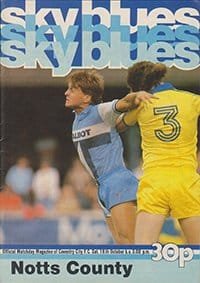 Coventry City v Notts County 16-Oct-1982