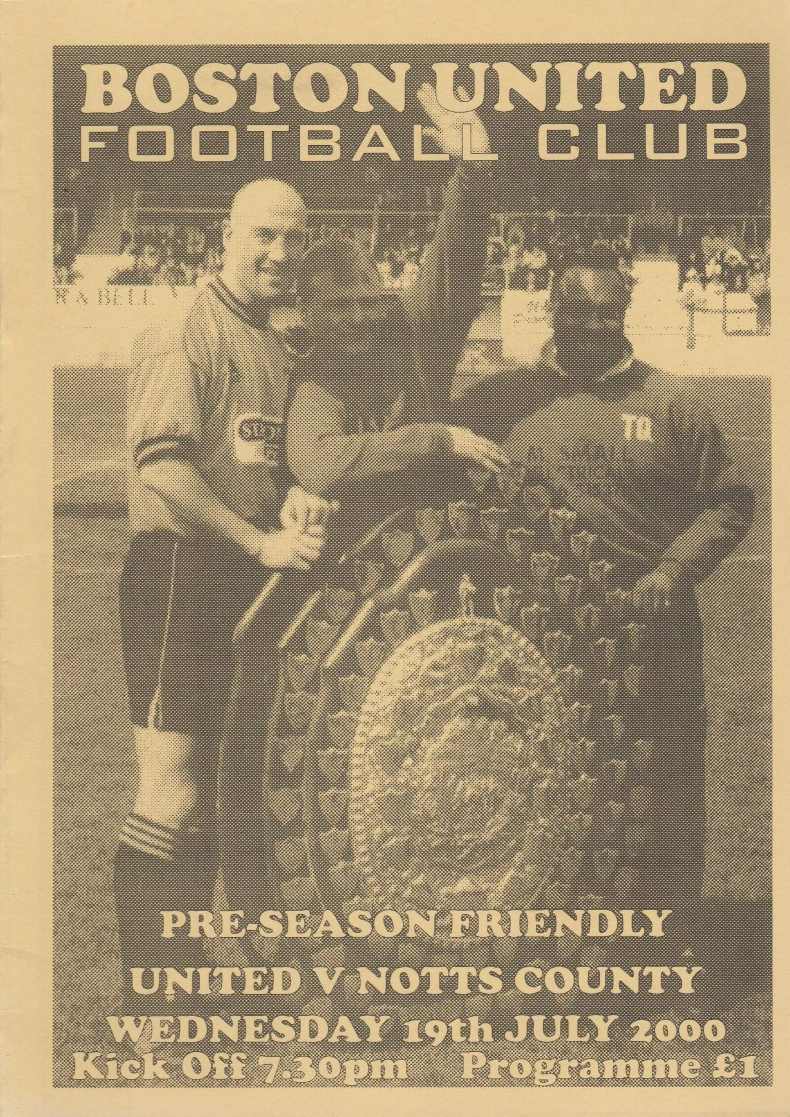 Boston United v Notts County 19-Jul-2000