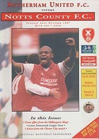 Rotherham United v Notts County 21-Oct-1997