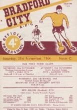 Bradford City v Notts County 21-Nov-1964