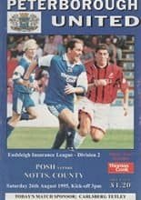 Peterborough United v Notts County 26-Aug-1995