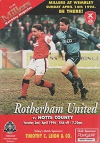 Rotherham United v Notts County 02-Apr-1996