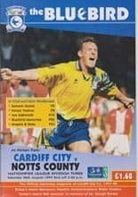 Cardiff City v Notts County 30-Aug-1997