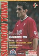 Swindon Town v Notts County 06-Apr-1996