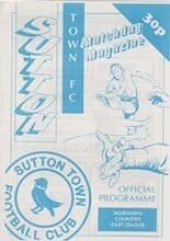 Sutton Town v Notts County 1991-92