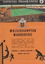 Wolverhampton Wanderers v Nottingham Forest 15-Sep-1962