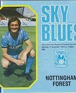 Coventry City v Nottingham Forest 17-Nov-1984