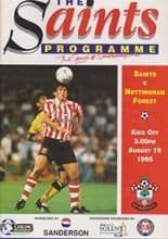 Southampton v Nottingham Forest 19-Aug-1995