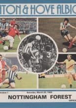 Brighton and Hove Albion v Nottingham Forest 29-Mar-1980