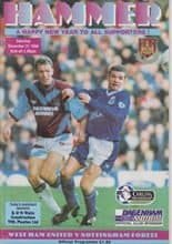 West Ham United v Nottingham Forest 31-Dec-1994