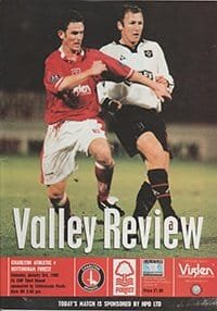 Charlton Athletic v Nottingham Forest 03-Jan-1998