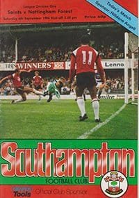 Southampton v Nottingham Forest 06-Sep-1986