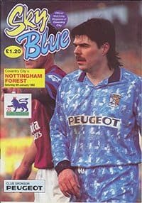 Coventry City v Nottingham Forest 09-Jan-1993