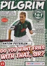 Plymouth Argyle v Oldham Athletic 15-Jan-2011