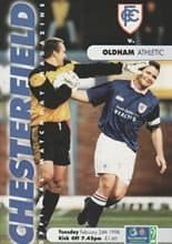 Chesterfield v Oldham Athletic 24-Feb-1998
