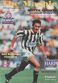 Notts County v Oldham Athletic 30-Aug-1994
