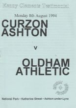 Curzon Ashton v Oldham Athletic 08-Aug-1994
