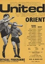 Oxford United v Leyton Orient 10-Mar-1971