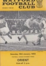 Watford v Leyton Orient 18-Jan-1969