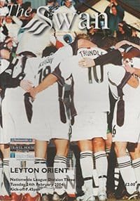Swansea City v Leyton Orient 24-Feb-2004