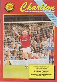 Charlton Athletic v Leyton Orient 26-Sep-1990