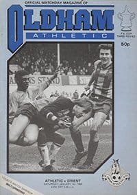 Oldham Athletic v Leyton Orient 04-Jan-1986