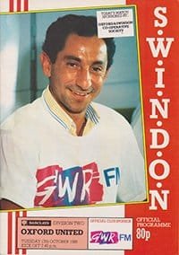 Swindon Town v Oxford United 17-Oct-1989
