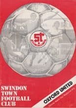 Swindon Town v Oxford United 07-Apr-1980