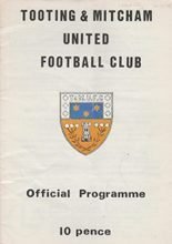 Tooting & Mitcham United v Oxford City 16-Dec-1978