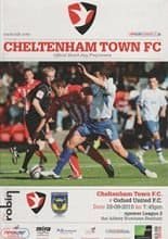 Cheltenham Town v Oxford United 28-Sep-2010
