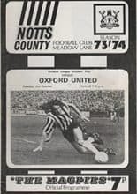 Notts County v Oxford United 02-Oct-1973