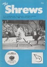Shrewsbury Town v Oxford United 05-Jan-1985