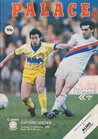 Crystal Palace v Oxford United 05-Feb-1985