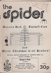 Queens Park v Partick Thistle 27-Dec-1982