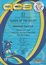 Queen of the South v Partick Thistle 03-Feb-2001