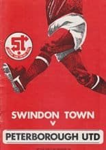 Swindon Town v Peterborough United 10-Oct-1978