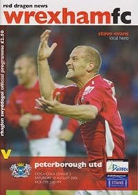 Wrexham v Peterborough United 12-Aug-2006
