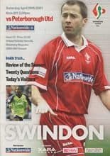 Swindon Town v Peterborough United 28-Apr-2001