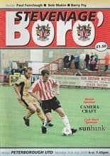 Stevenage Borough v Peterborough United 31-Jul-2000