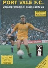 Port Vale v Peterborough United 05-Jan-1991