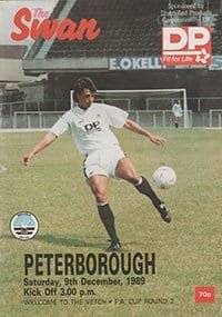 Swansea City v Peterborough United 09-Dec-1989