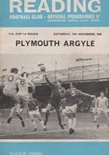 Reading v Plymouth Argyle 16-Nov-1968