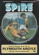 Chesterfield v Plymouth Argyle 20-Feb-1982