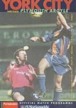 York City v Plymouth Argyle 27-Nov-1999