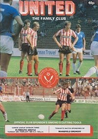 Sheffield United v Plymouth Argyle 28-Feb-1984