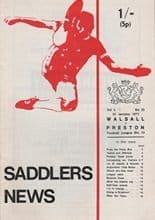 Walsall v Preston North End 23-Jan-1971