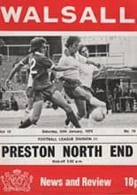 Walsall v Preston North End 24-Jan-1976
