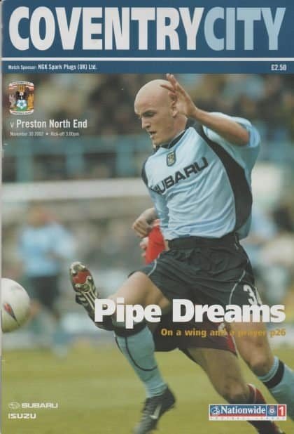 Coventry City v Preston North End 30-Nov-2002