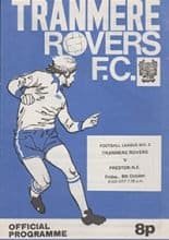 Tranmere Rovers v Preston North End 08-Oct-1976